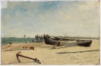 A Coast Scene, by Edwin Hayes, unspecified, 1869
