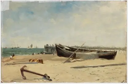 A Coast Scene, by Edwin Hayes