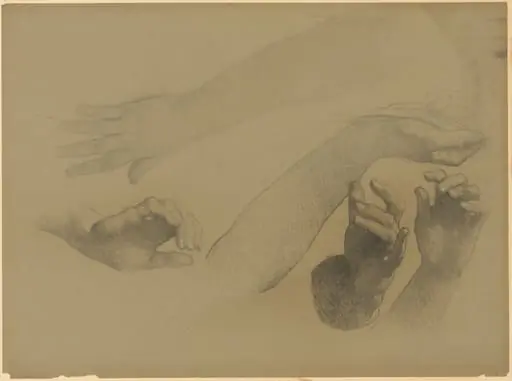 Study of Hands, by Edwin Howland Blashfield