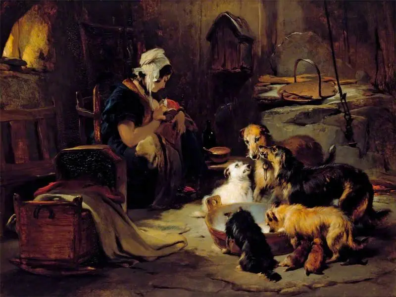 A Highland Breakfast, by Edwin Landseer