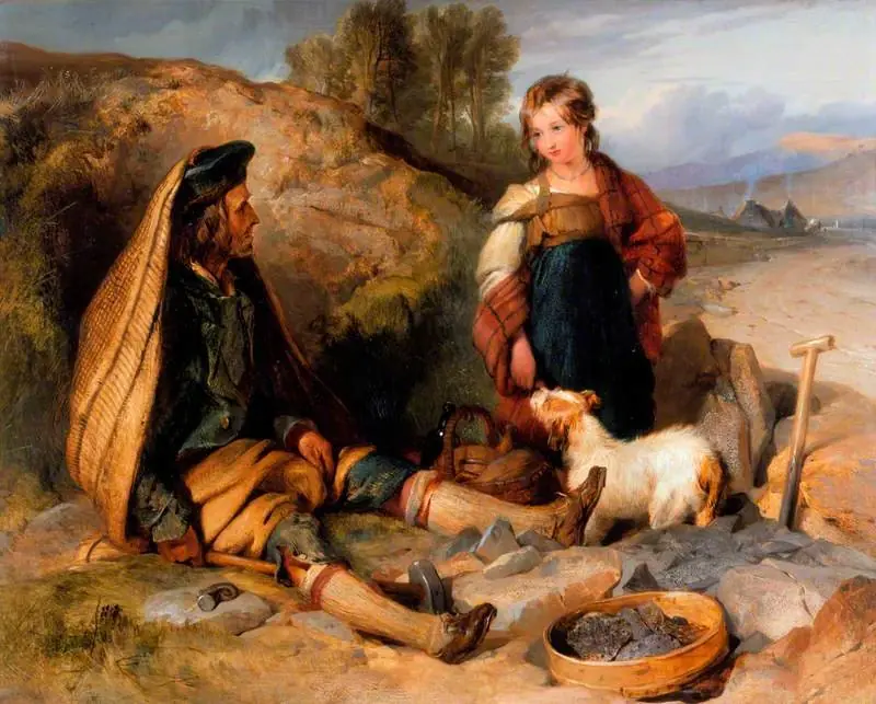 The Stone Breaker and His Daughter, by Edwin Landseer