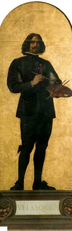 Diego Velázquez (1599–1660) (design for a mosaic in the Victoria and Albert Museum), by Edwin Long, oil, 1871