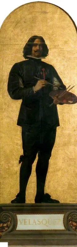 Diego Velázquez (1599–1660) (design for a mosaic in the Victoria and Albert Museum), by Edwin Long