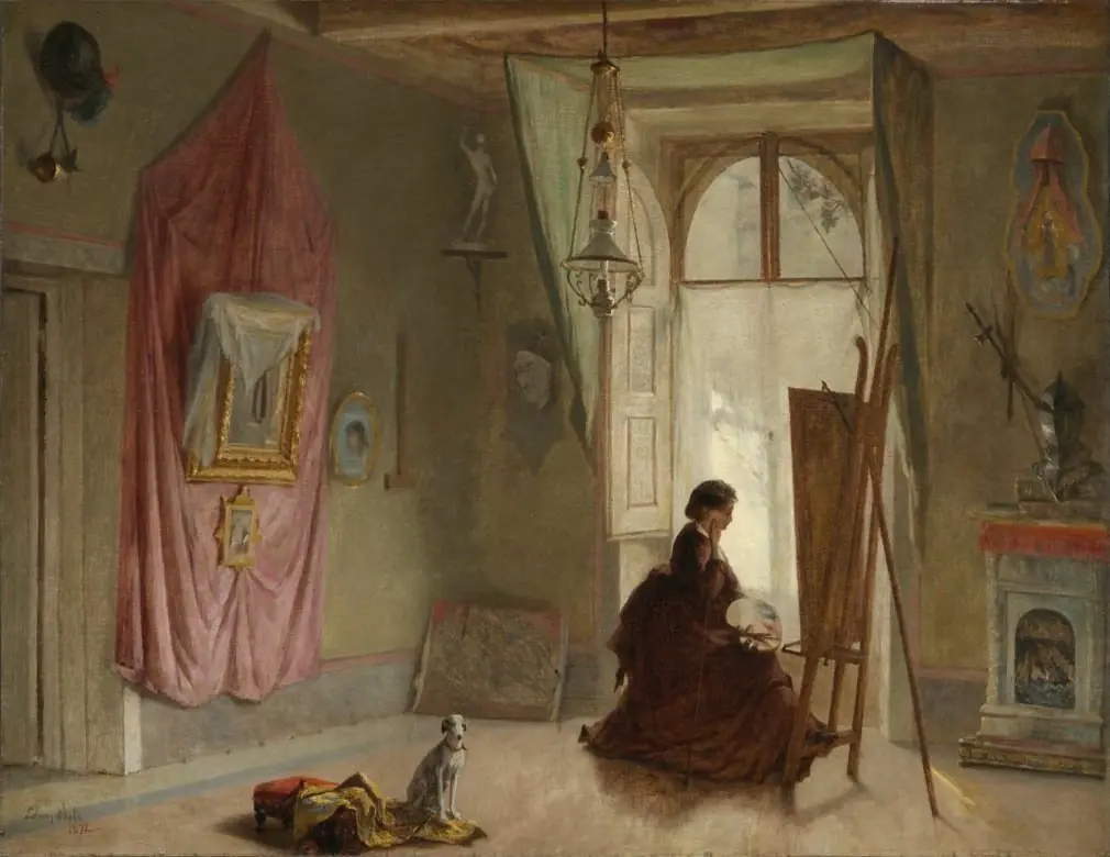 Studio Interior, by Edwin White