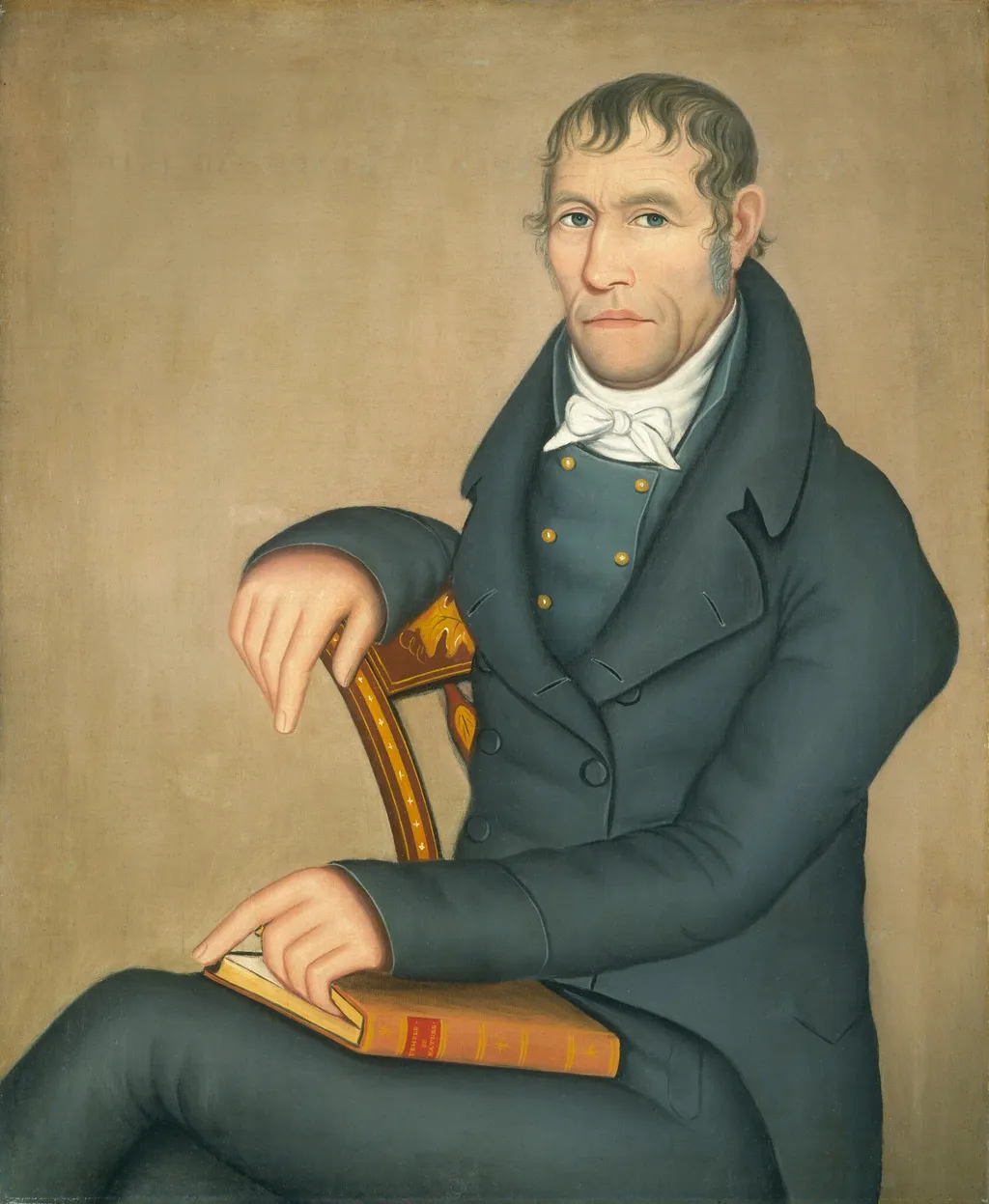 Joseph Slade, by Ammi Phillips, oil, 1816
