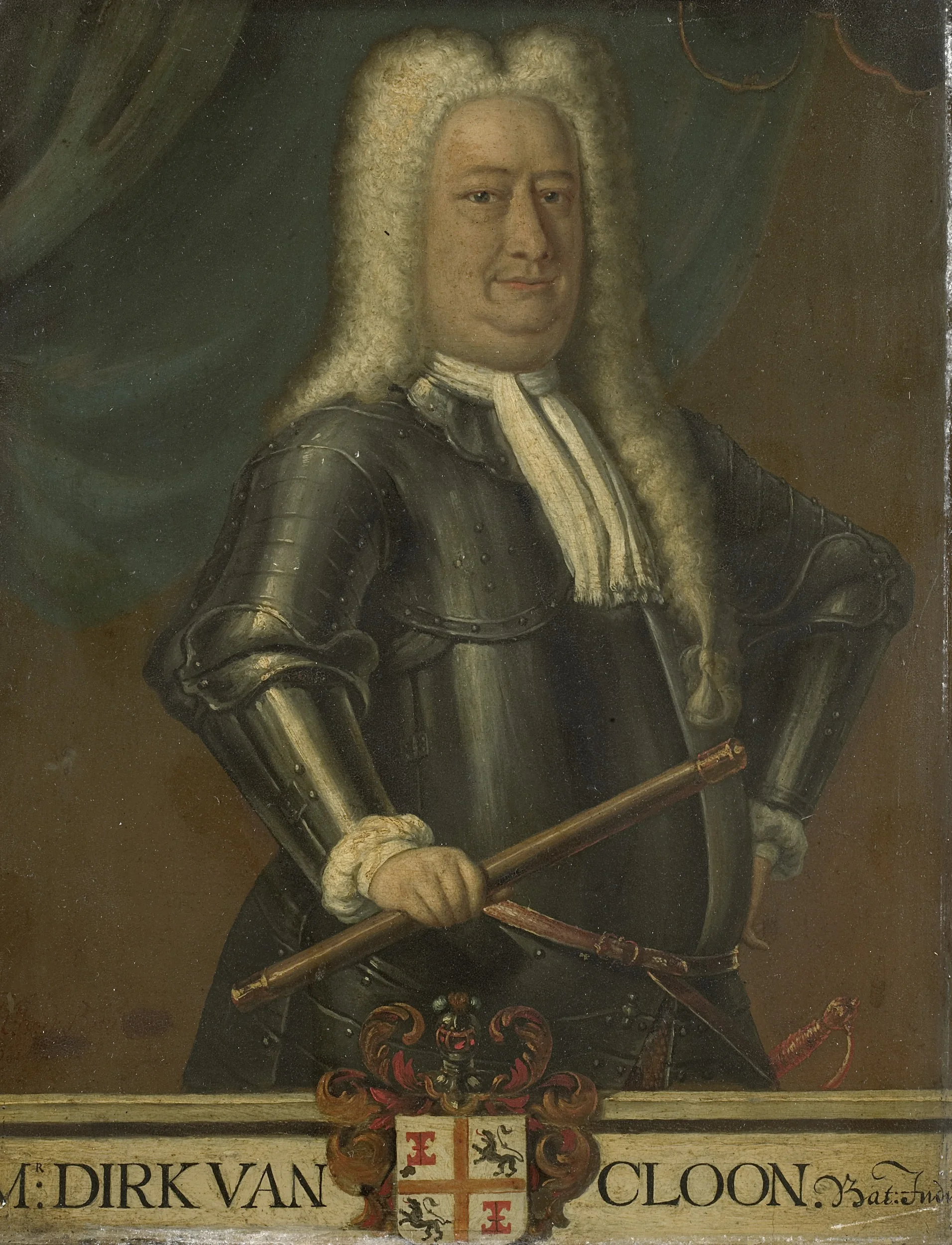 Dirk van Cloon (1684-1735). Gouverneur-generaal (1730-35), detail