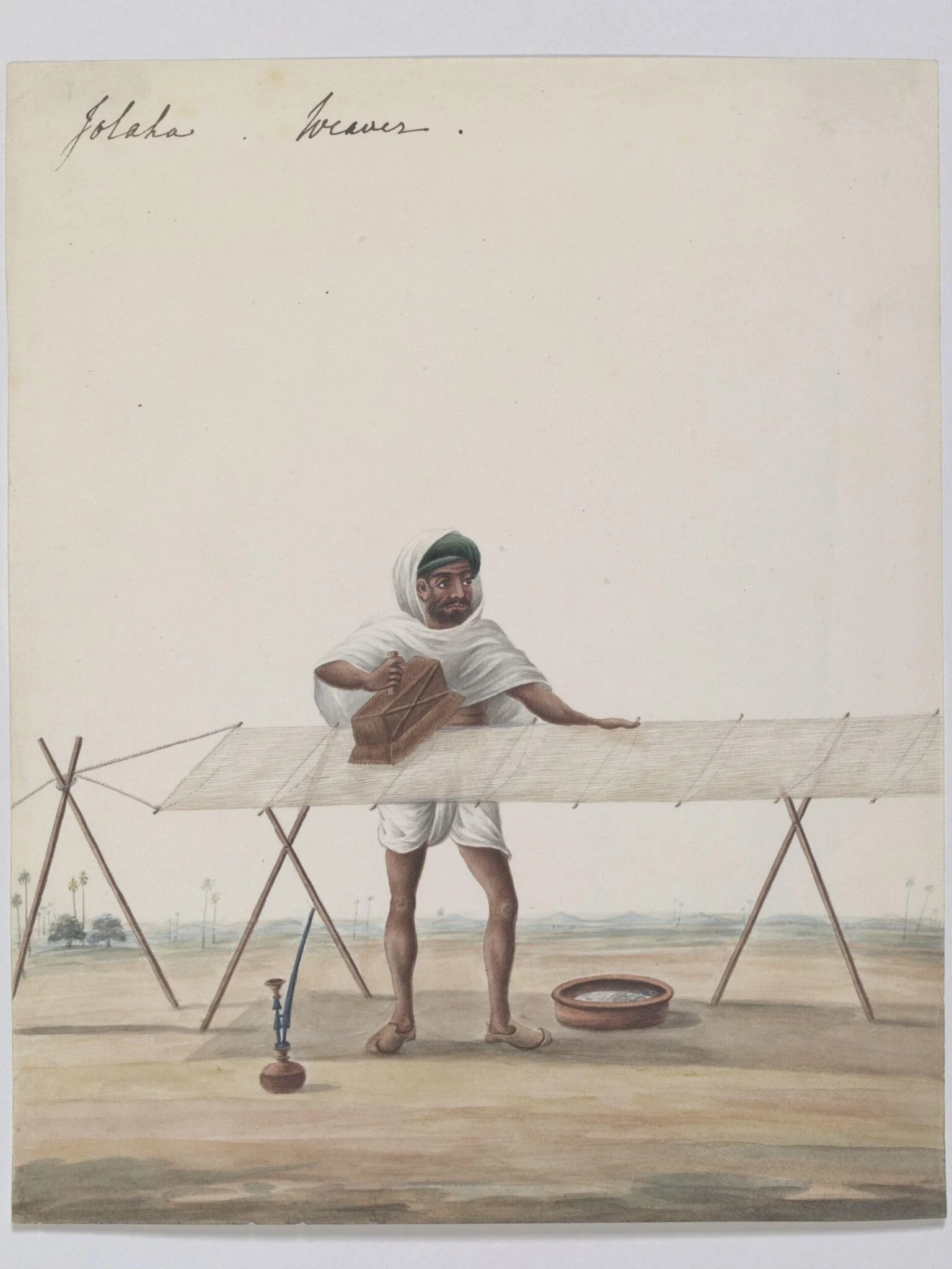 A weaver, detail