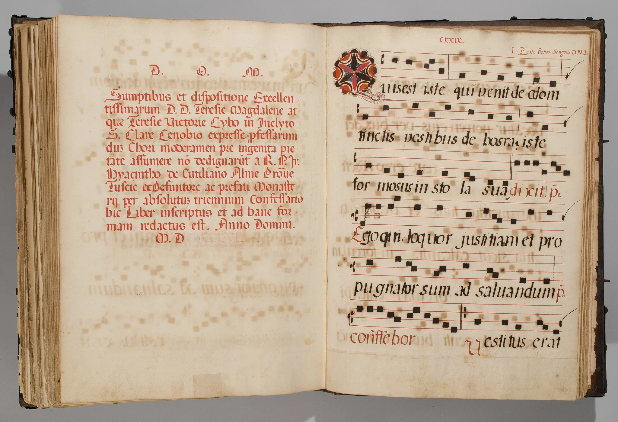 Antiphonary, detail
