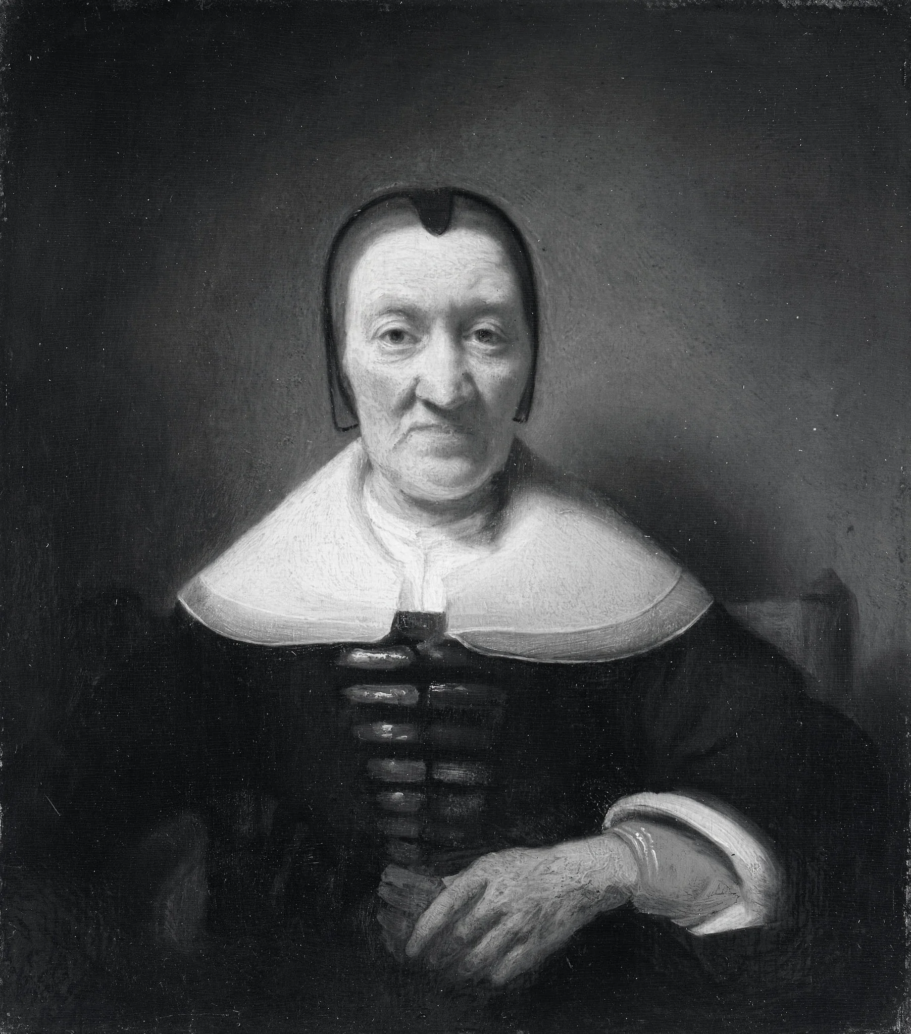 Portrait of a Woman, detail