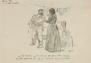 Le Peril Anarchiste, by Jean-Louis Forain, ink, 1897