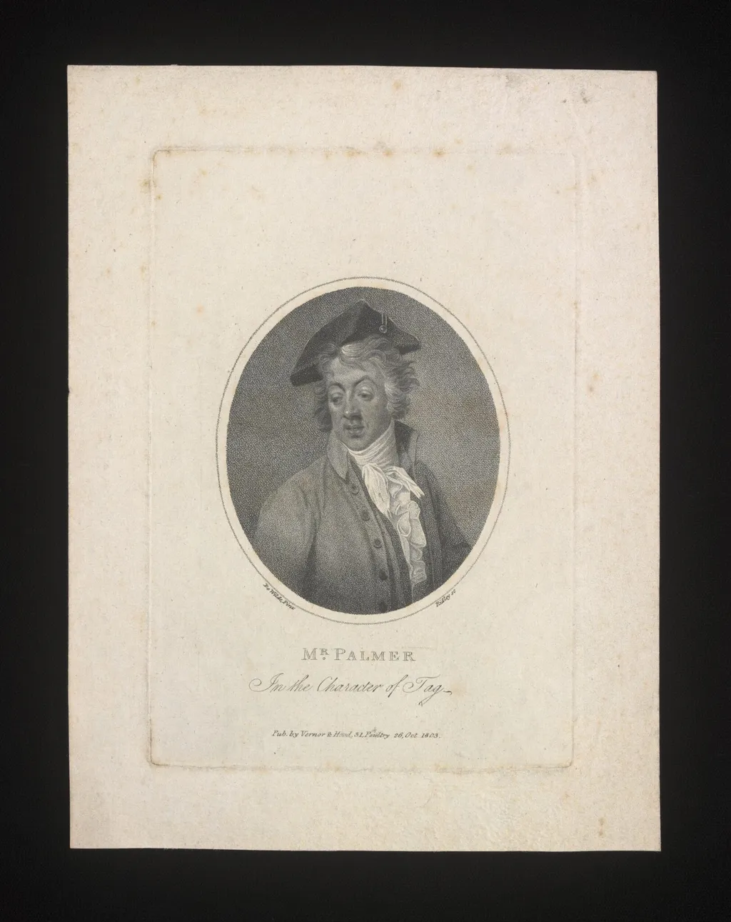 Mr Palmer in the character of Tag, by Samuel De Wilde, 26