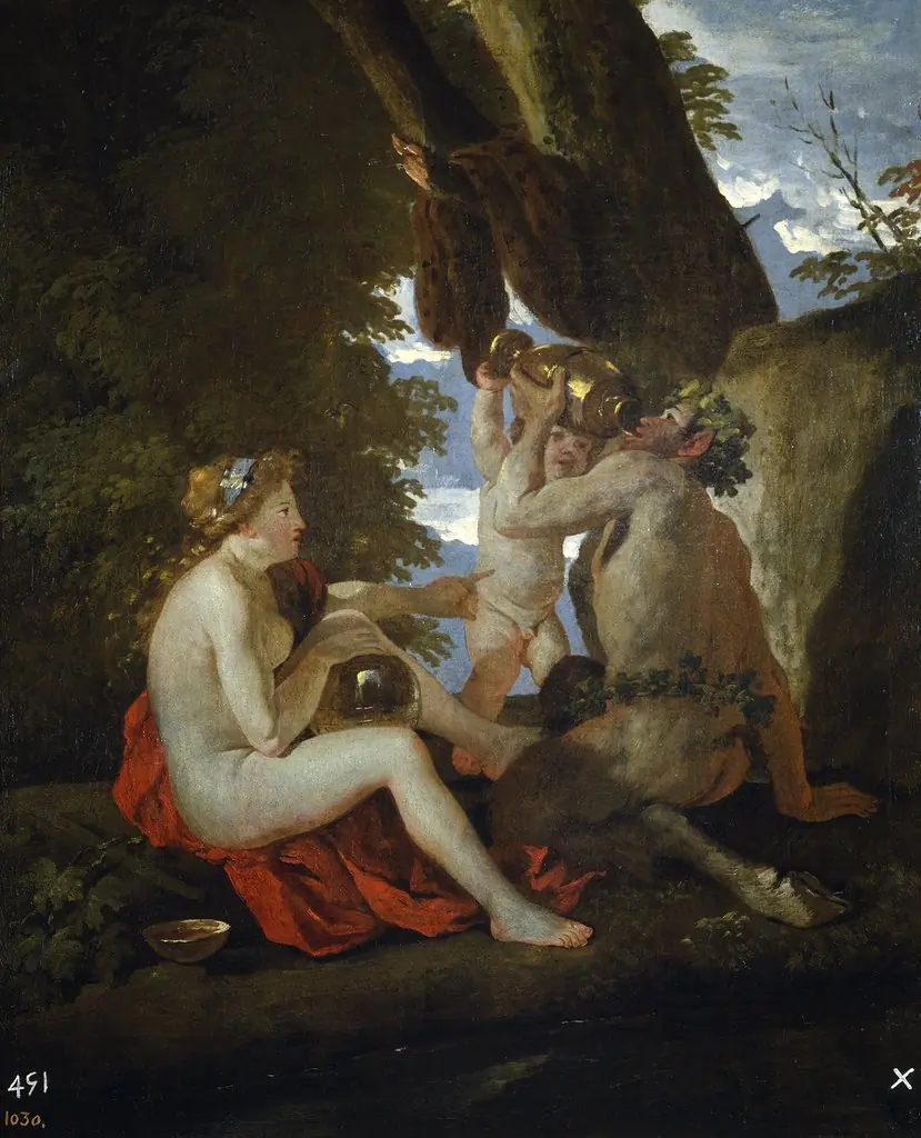 Bacchic Scene, by Nicolas Poussin, oil, 1626