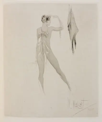 Herodias: Page 47, Her feet stepped one before the other, by William Walcot, 1928