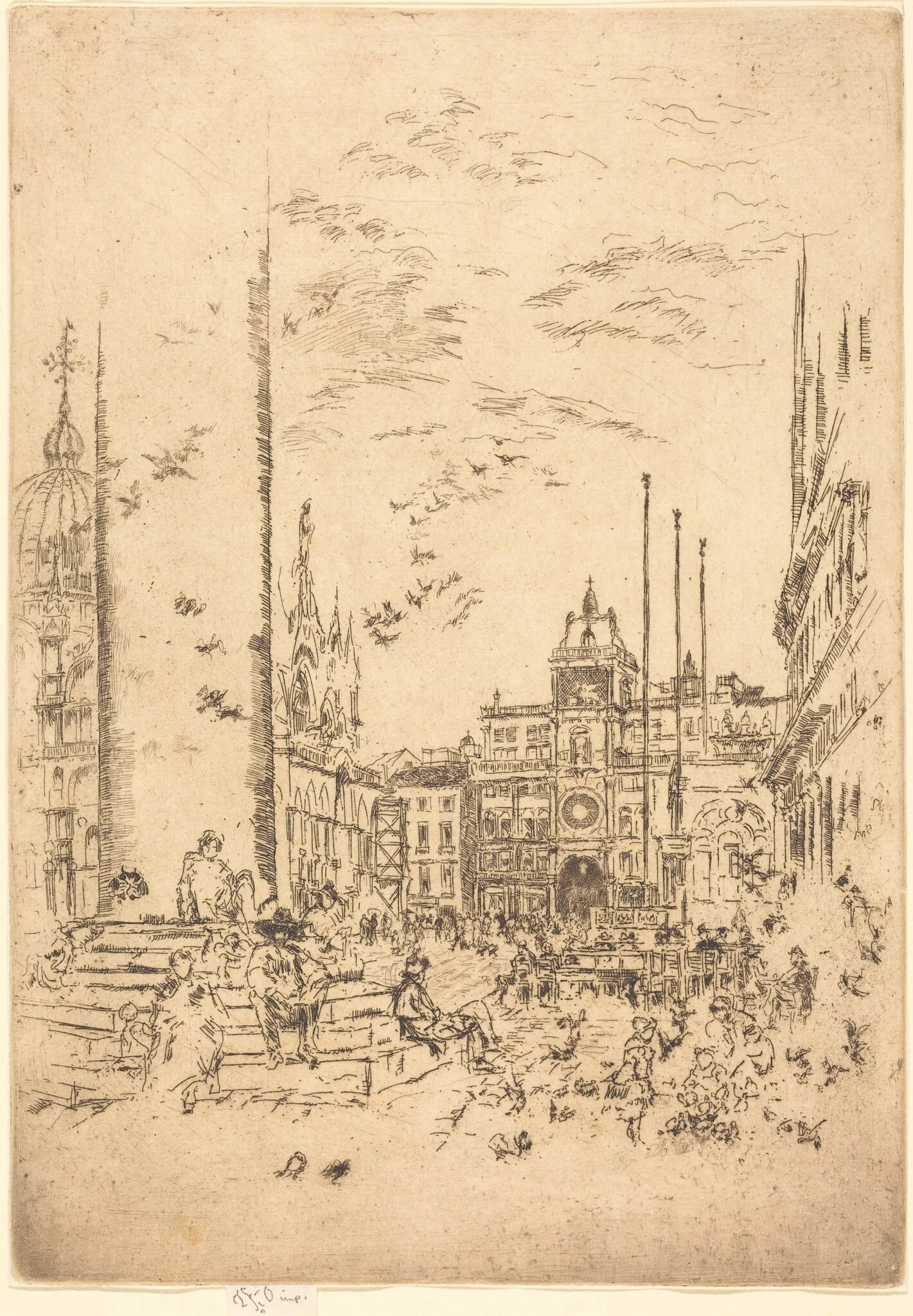 The Piazzetta, detail