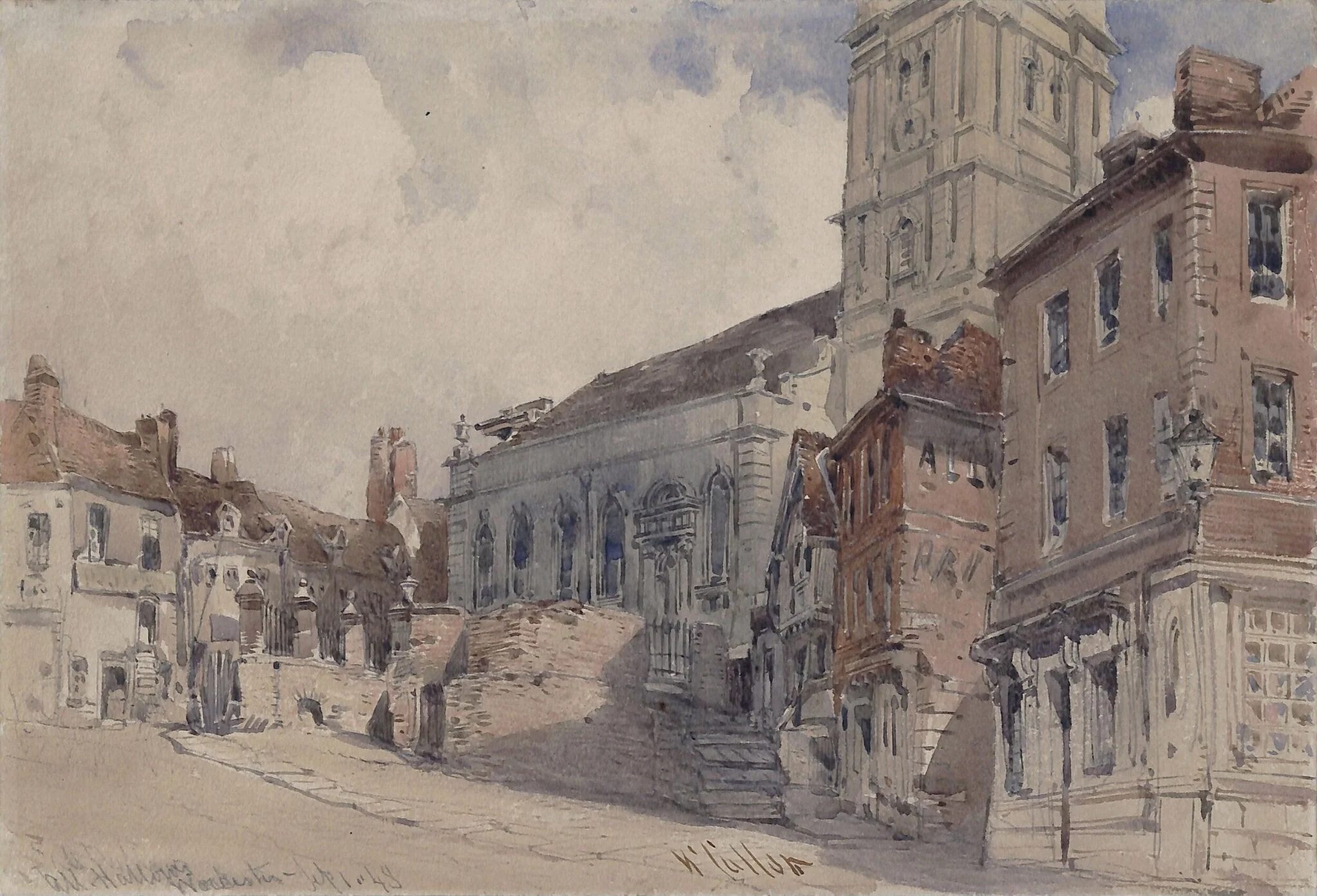All Hallows Church, Worcester, detail