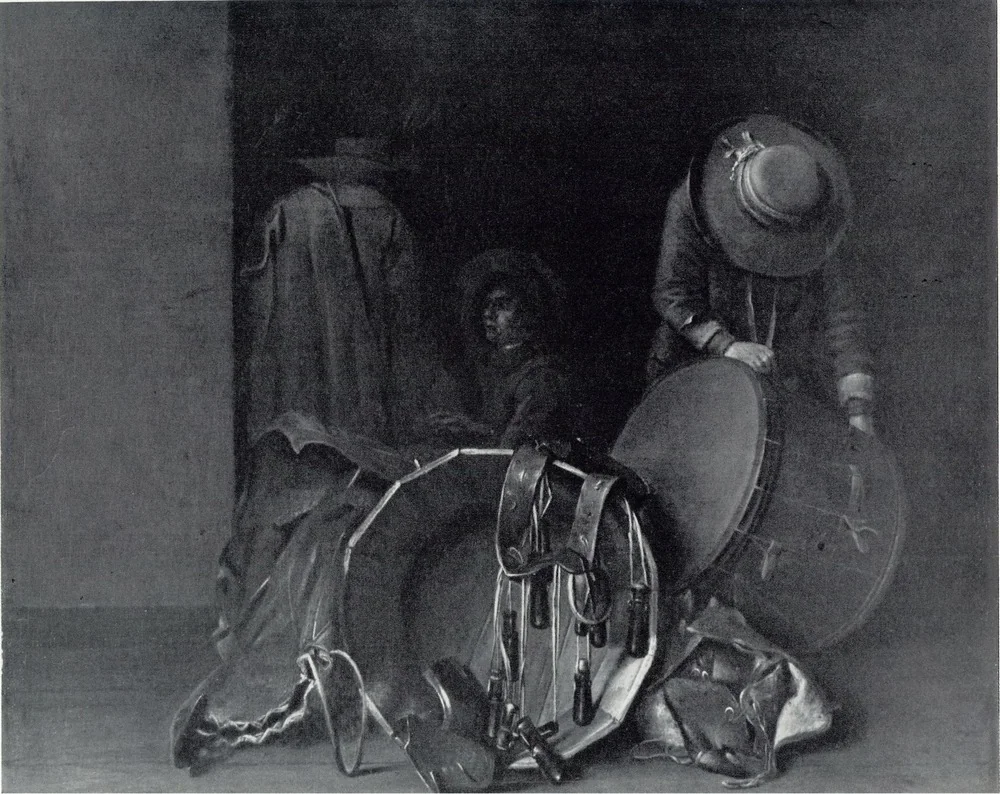 Mending a Drum, detail