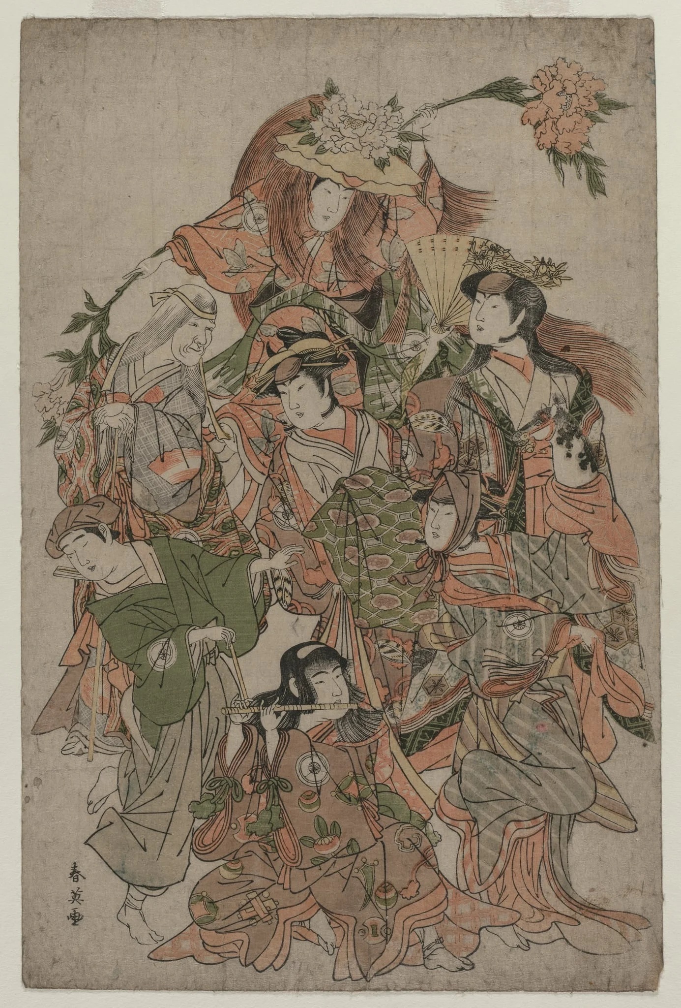 Iwai Hanshiro IV in a Dance of Seven Changes, detail