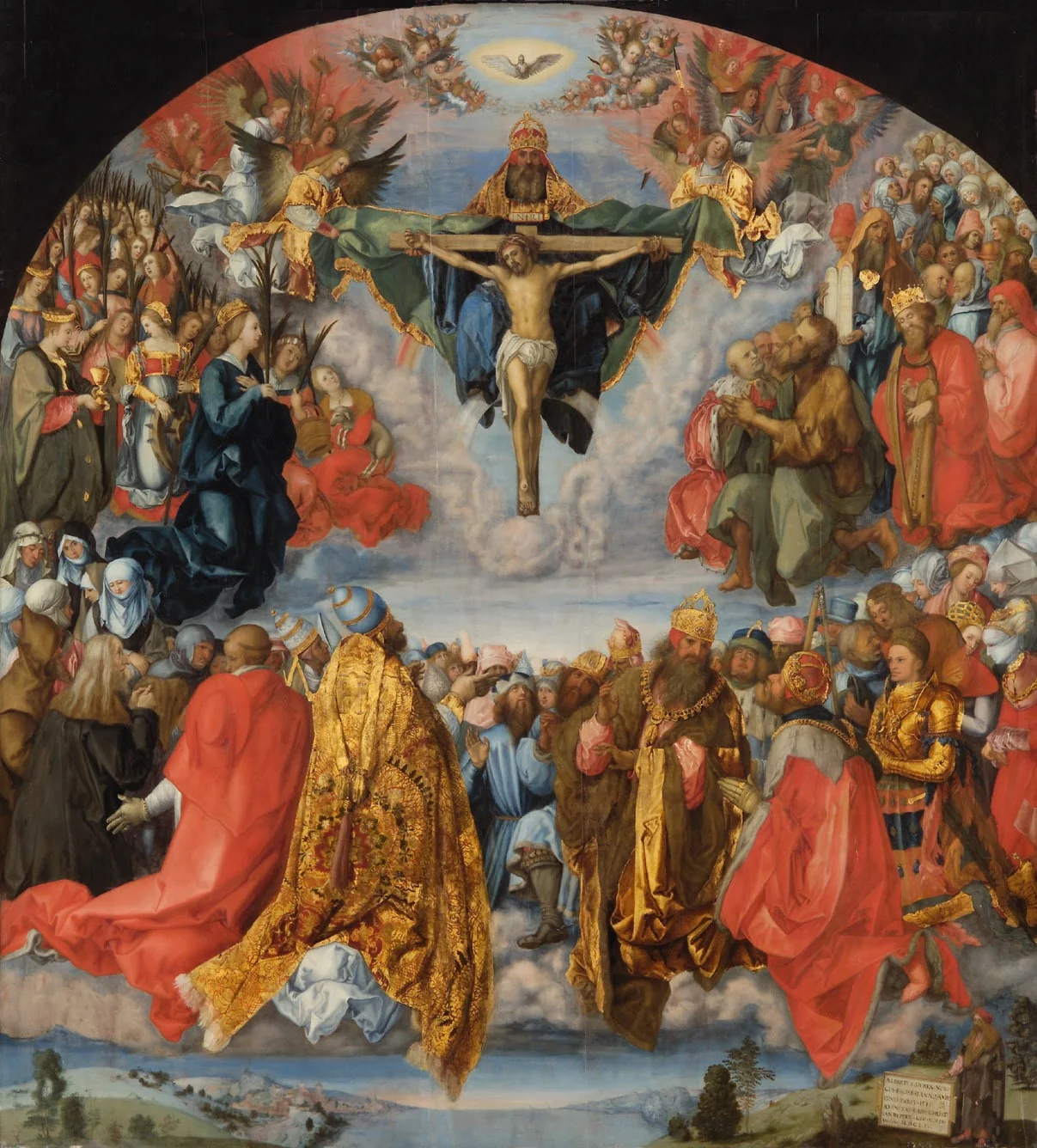 Allerheiligenbild, detail