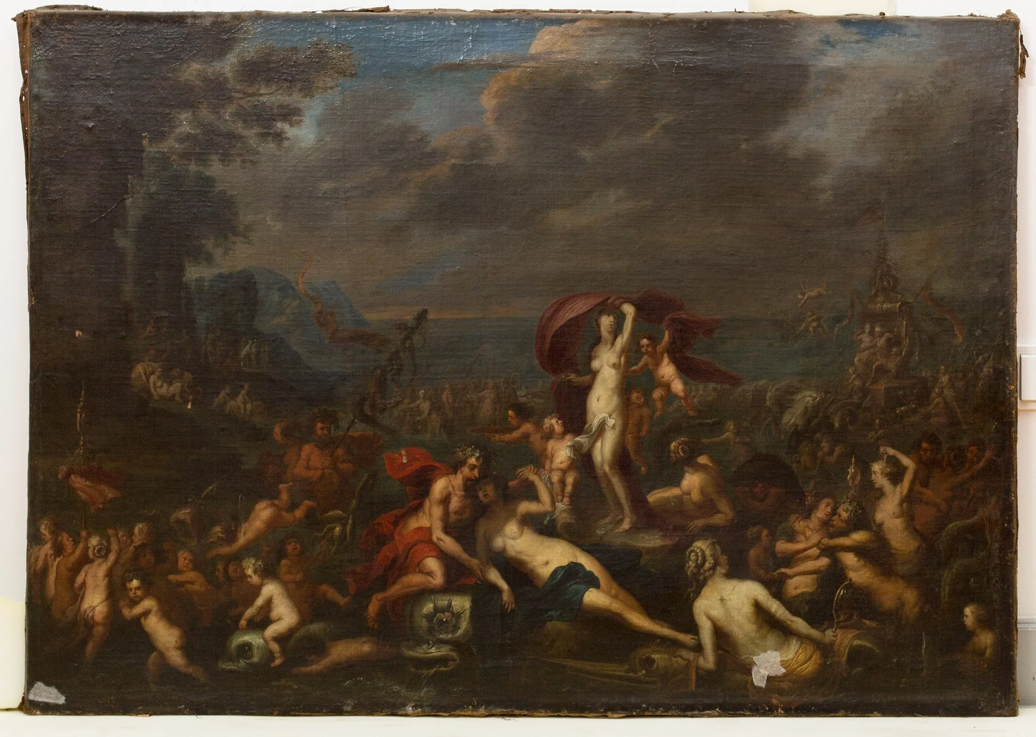 Triumph der Galathea, detail
