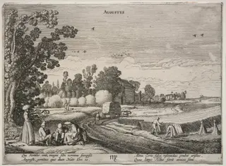 The Twelve Months: August, by Velde, Jan van de, II, 1613