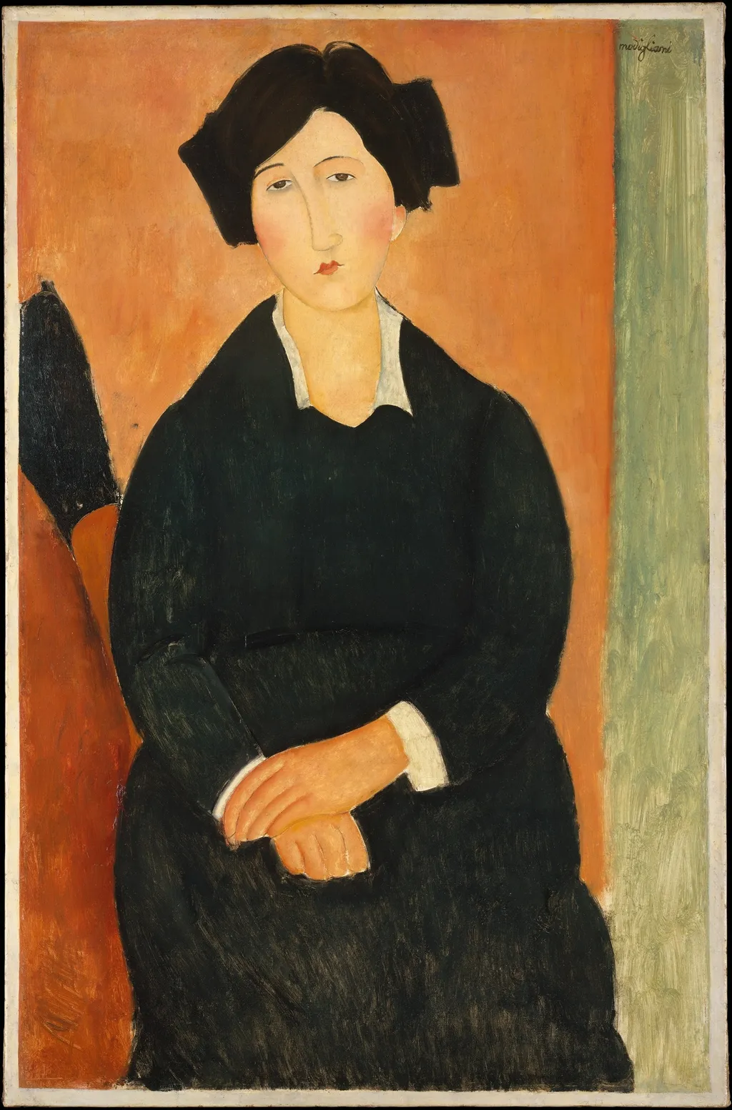 The Italian Woman, by Amedeo Modigliani, oil, 1918