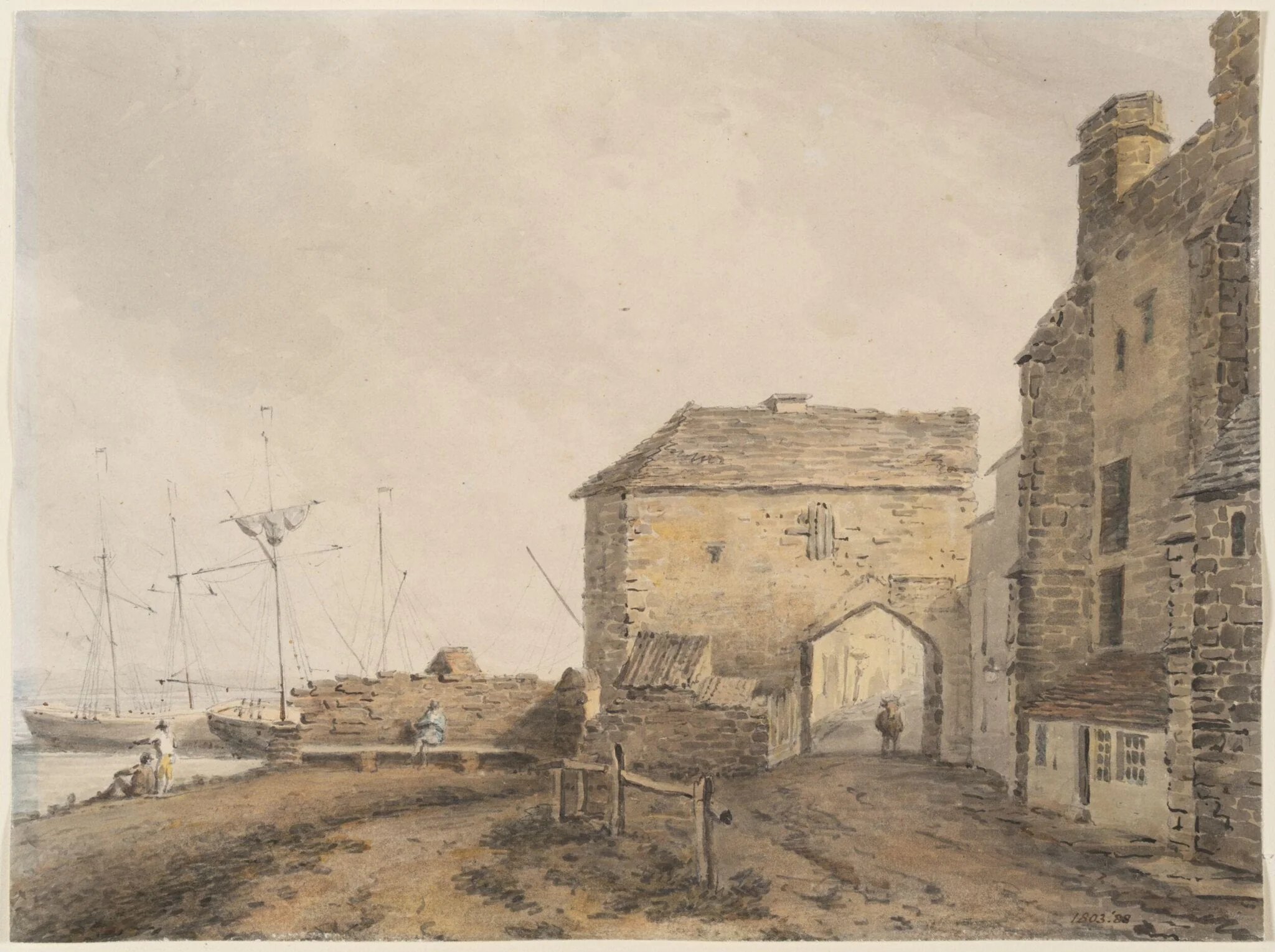 The South Gate and Old Gaol, Southampton, detail