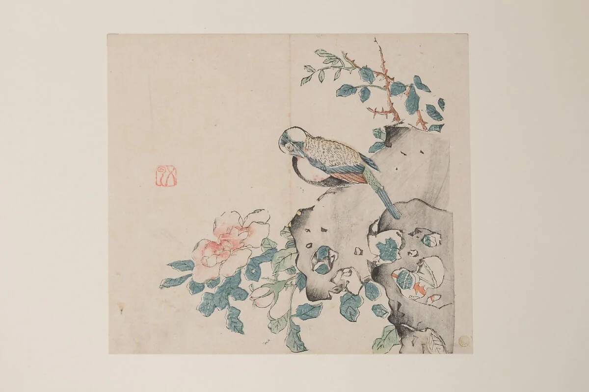 明 十竹齋書畫譜 四開|Leaf from the Ten Bamboo Studio Manual of Painting and Calligraphy, detail