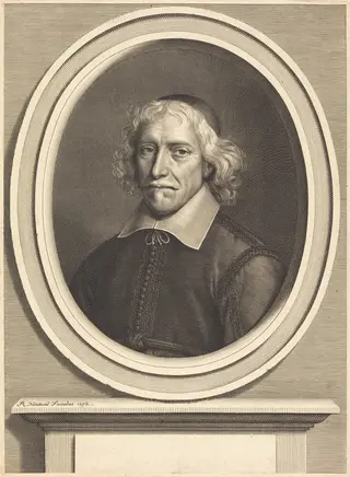 Gilles Boileau, by Robert Nanteuil, ink, 1658