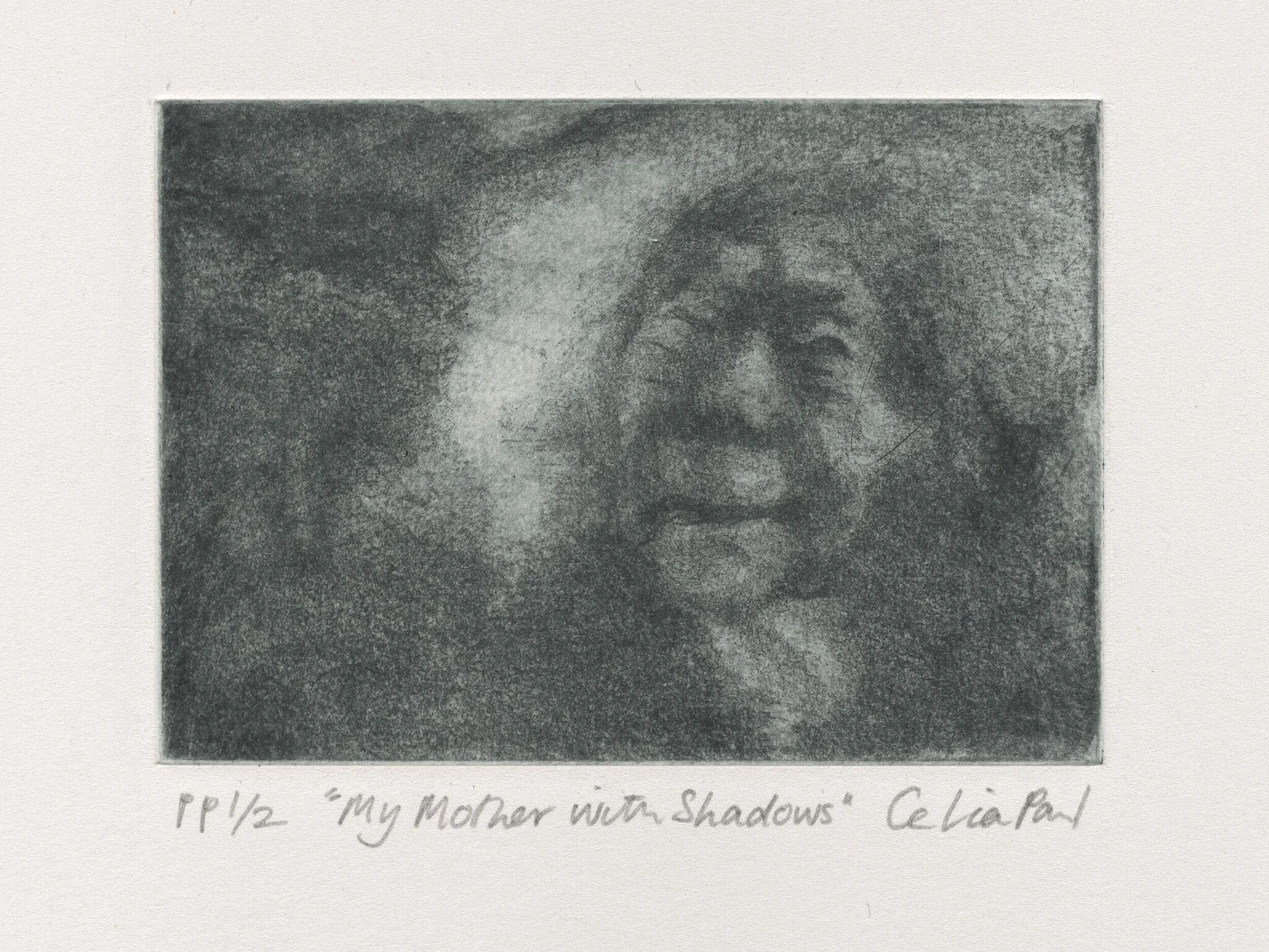My Mother with Shadows, detail