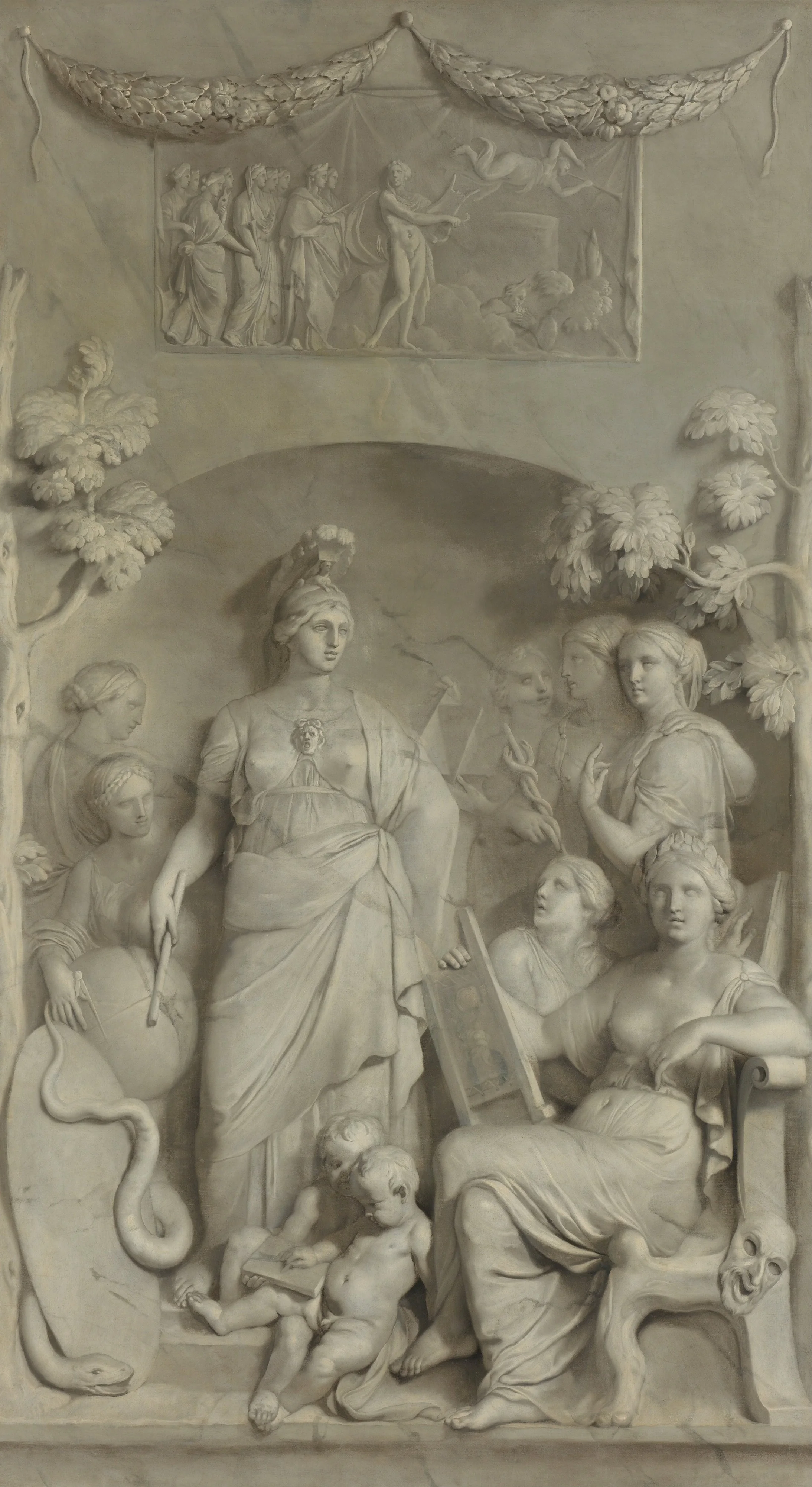 Allegory of the sciences, detail