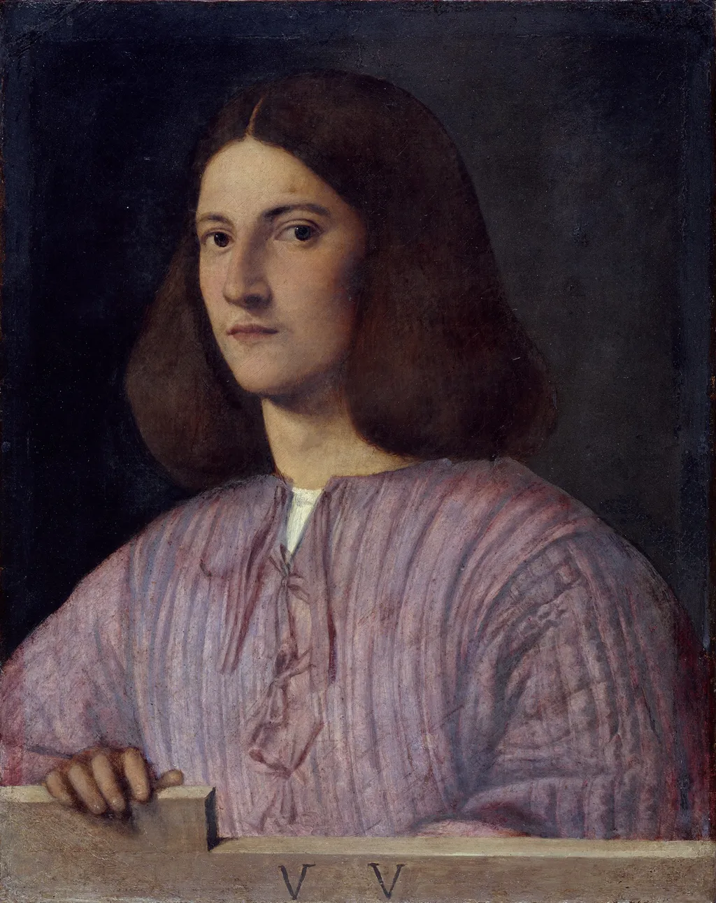 Giustiniani Portrait, by Giorgione, paint, 1503