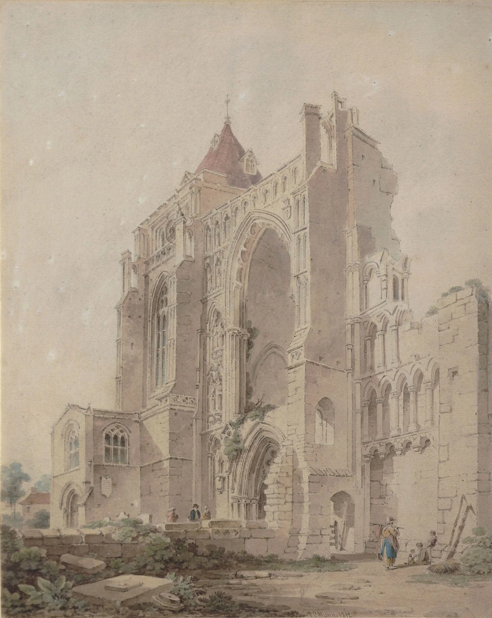 Croyland Abbey, detail