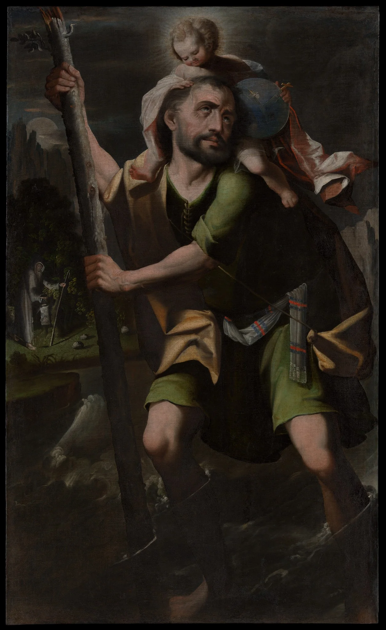 Saint Christopher, detail