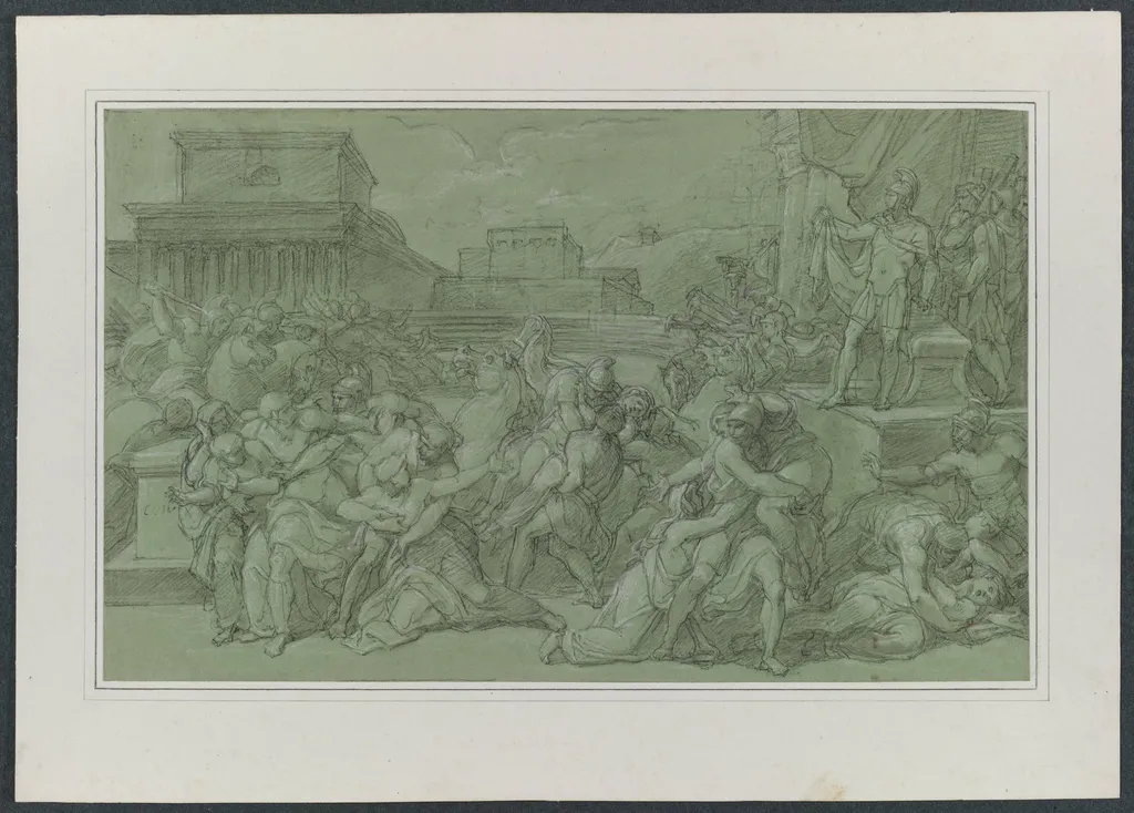 Rape of the Sabines, by Vincenzo Camuccini, 1820
