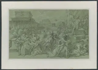 Rape of the Sabines, by Vincenzo Camuccini, 1820