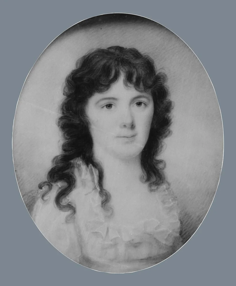 Mrs. John Nightingale (Martha Washington Greene), detail