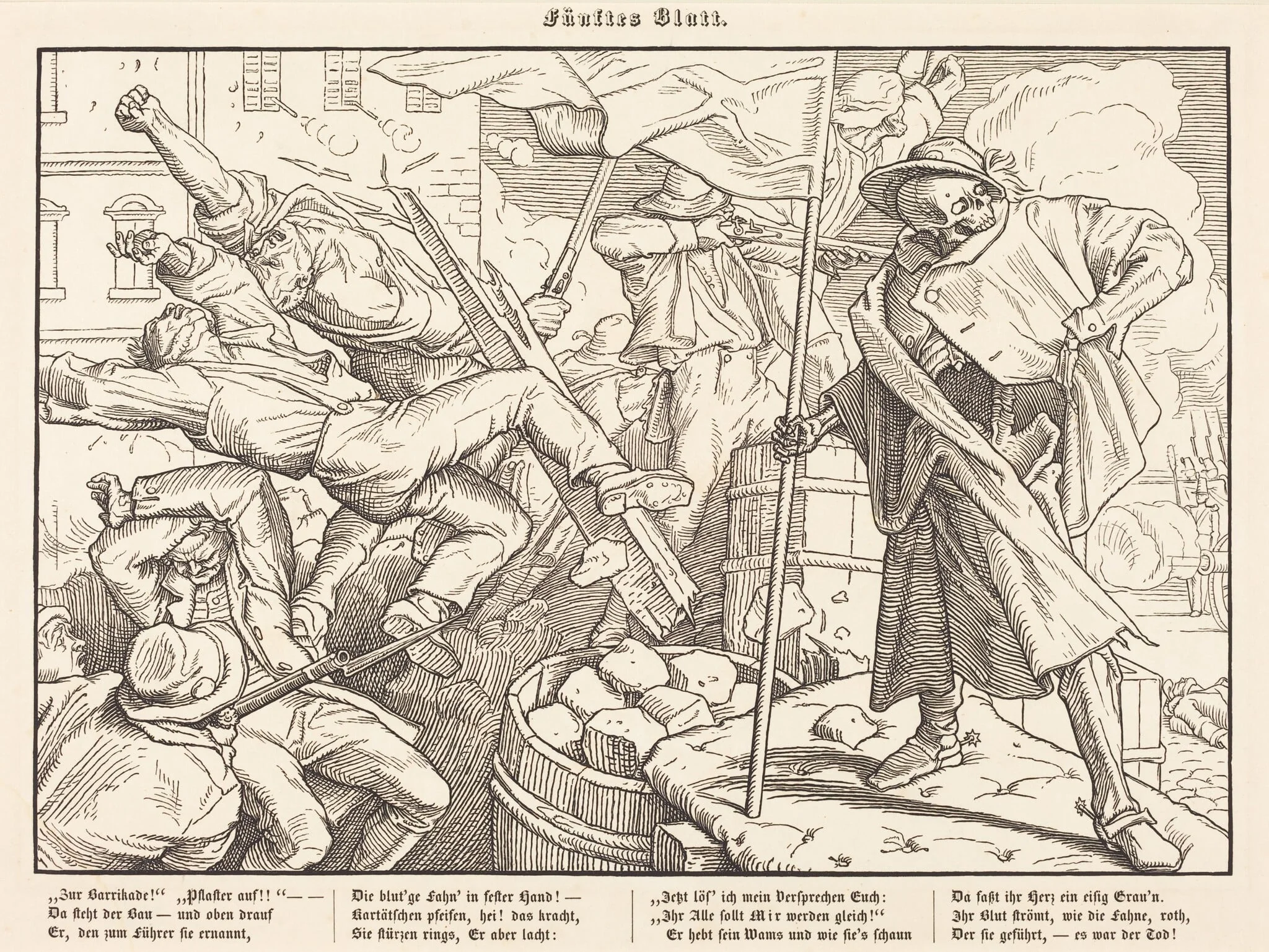 Auch ein Todtentanz V, detail