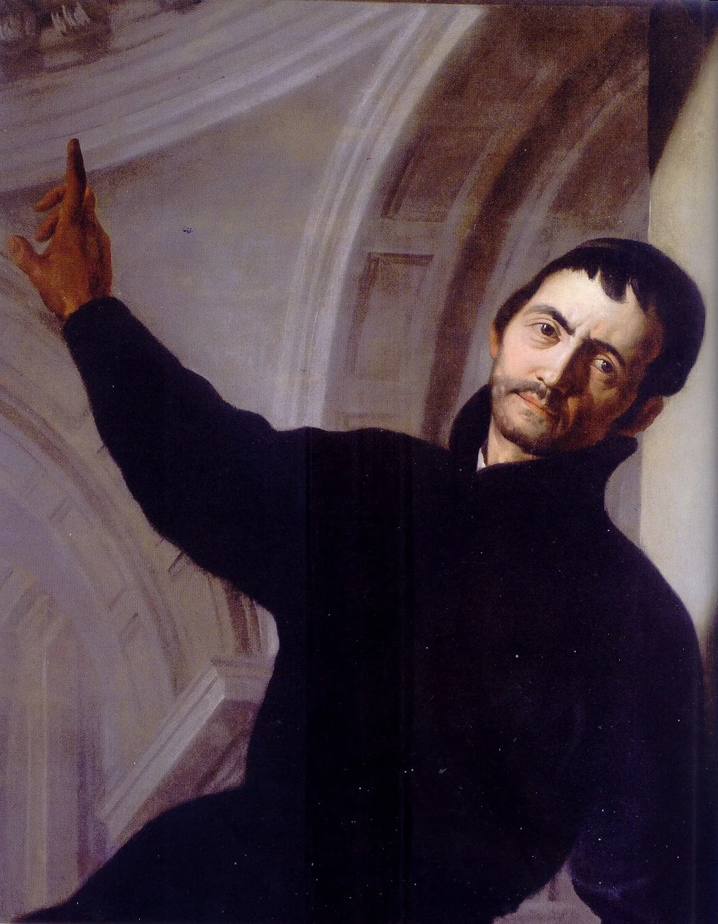 Self-portrait, detail