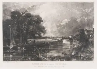 RIVER STOUR CO: OF SUFFOLK, by John Constable, 1831