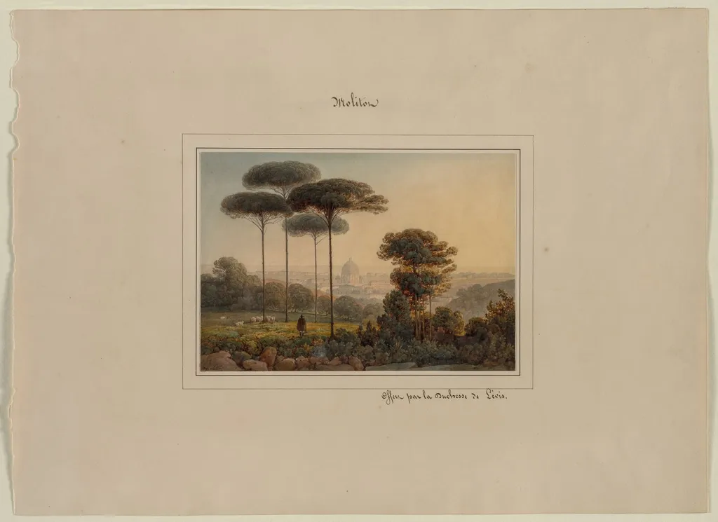View of the Basilica of St. Peter from the West, by Joseph Molitor, 1882