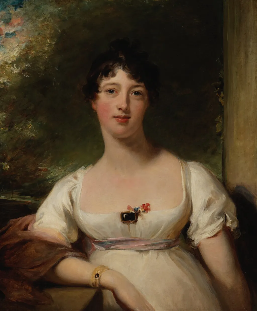 Anna Maria Dashwood, later Marchioness of Ely, by Thomas Lawrence, oil, 1805