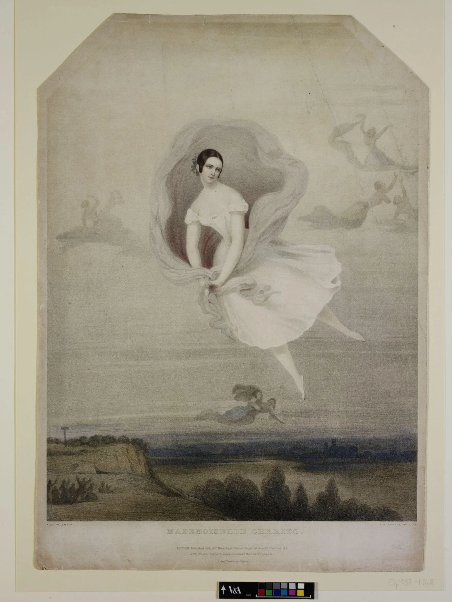Mademoiselle Cerrito, detail