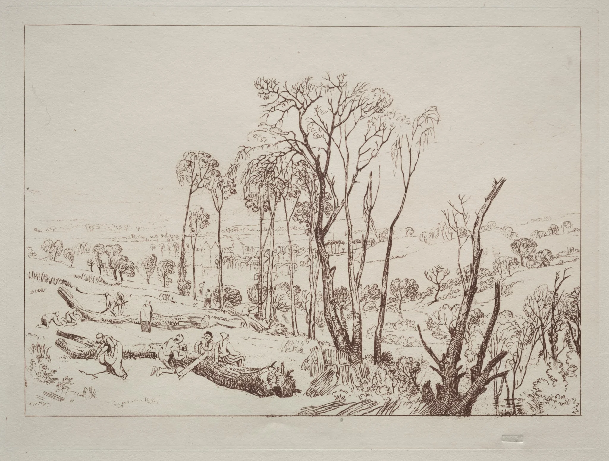 Liber Studiorum: Crowhurst, Sussex, detail