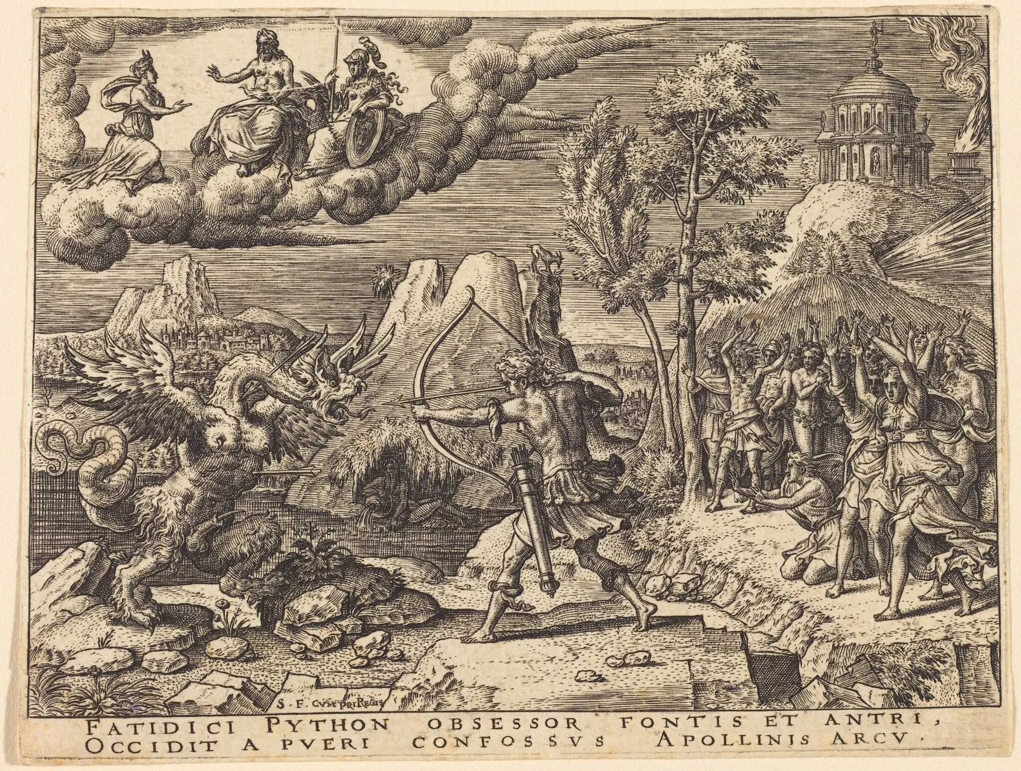 Apollo Killing Python, detail