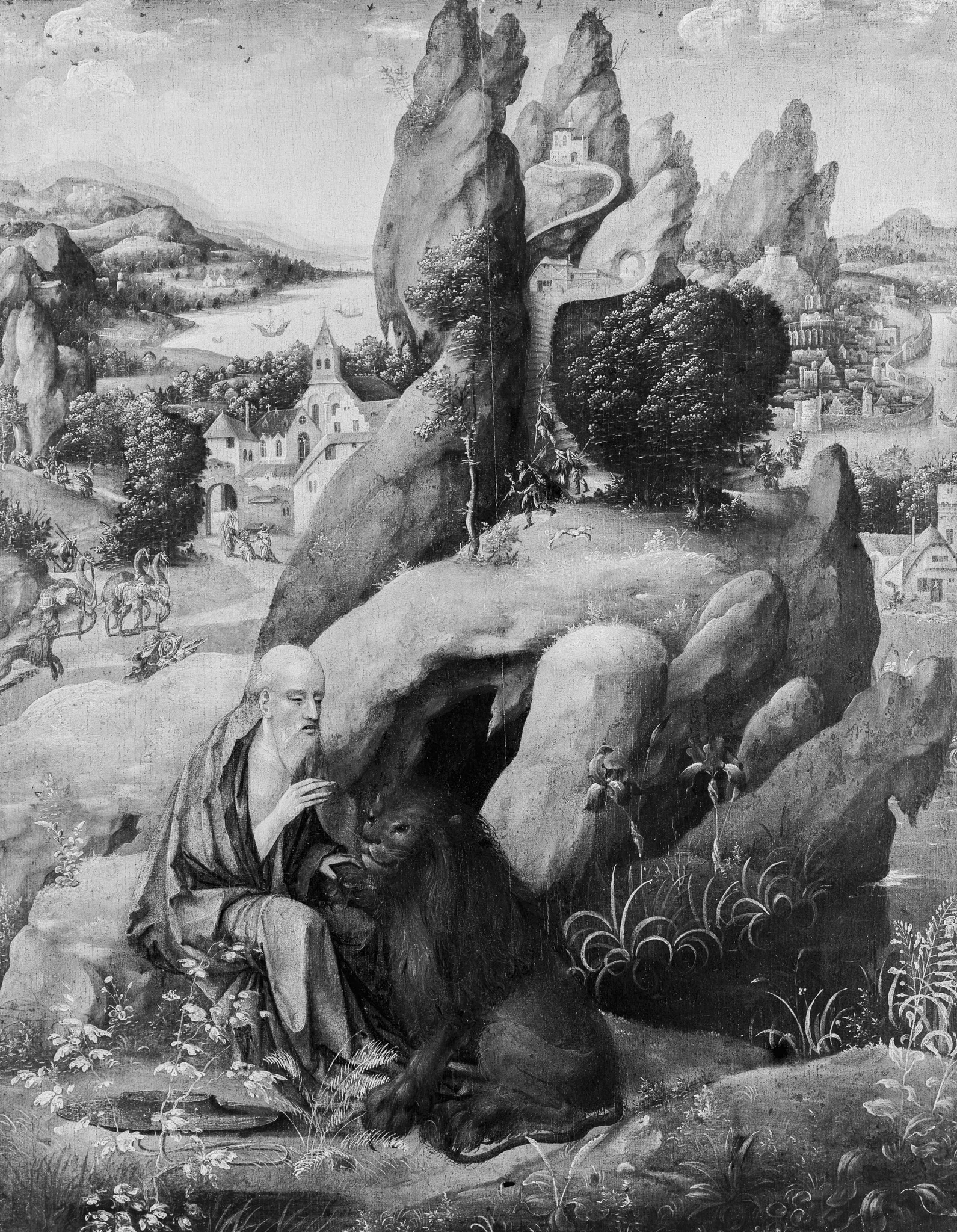 St. Jerome, detail