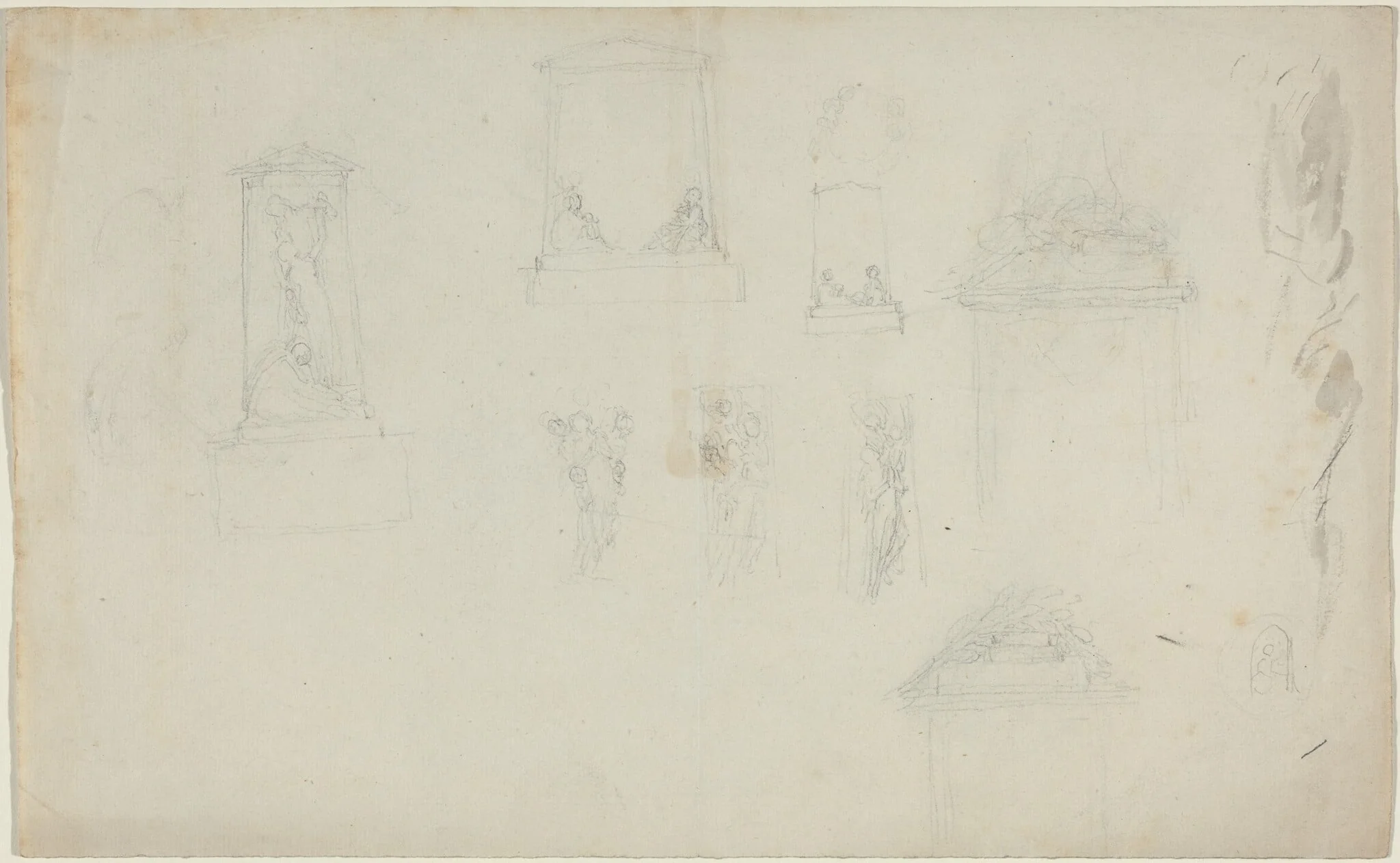 Studies for a Monument, detail