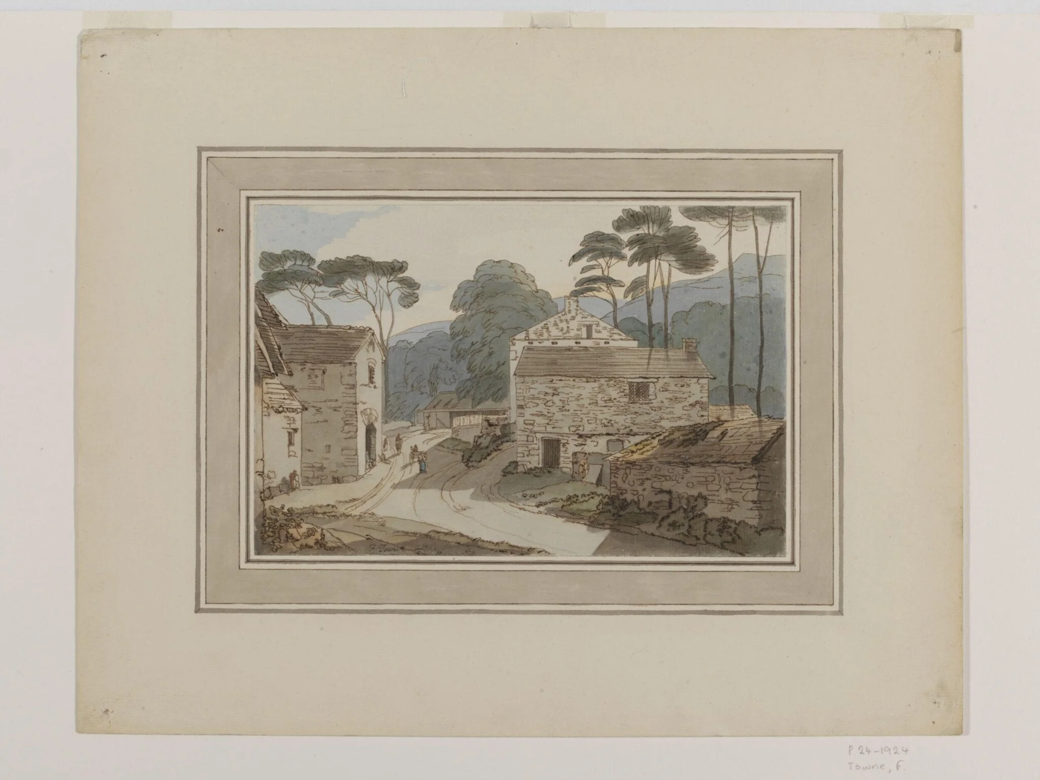 Part of Ambleside at the Head of Lake Windermere, detail