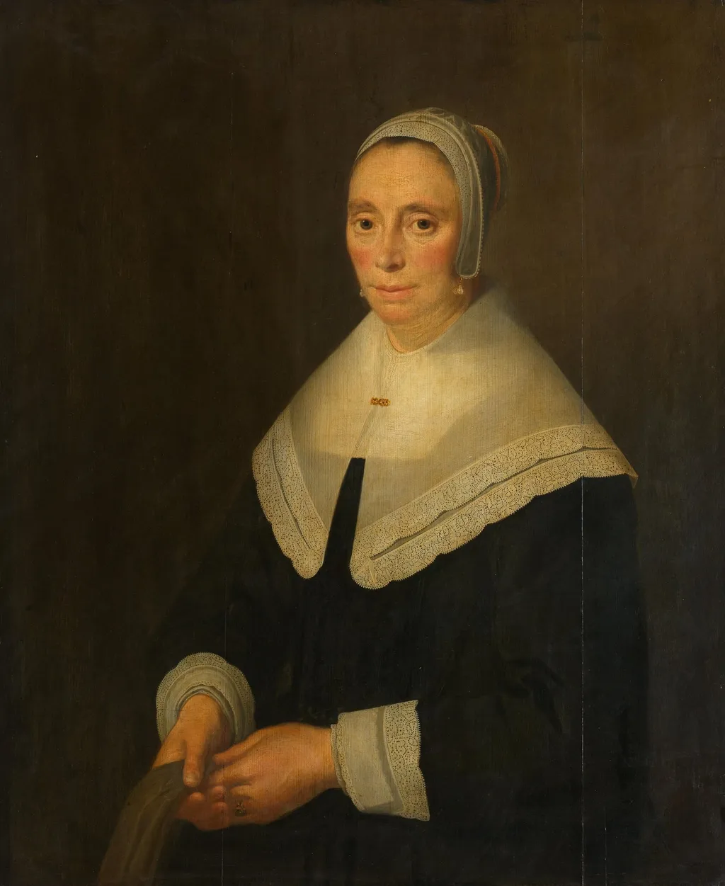 Portrait of a Woman, by Hendrick Cornelisz. van Vliet, unspecified, 1650