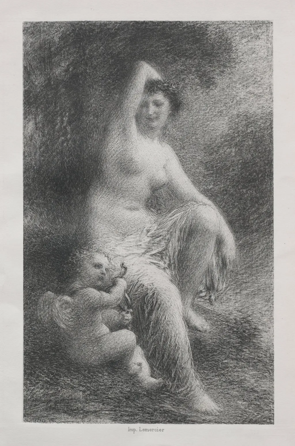 Venus and Cupid, by Henri Fantin-Latour, 1892