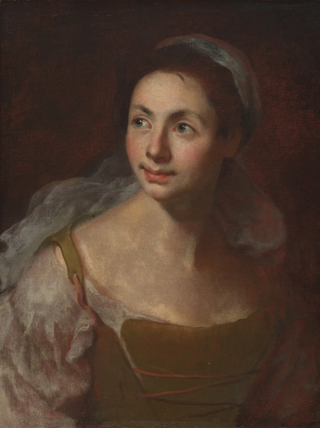 Portrait of a Girl, by Francesco Solimena, oil, 1700